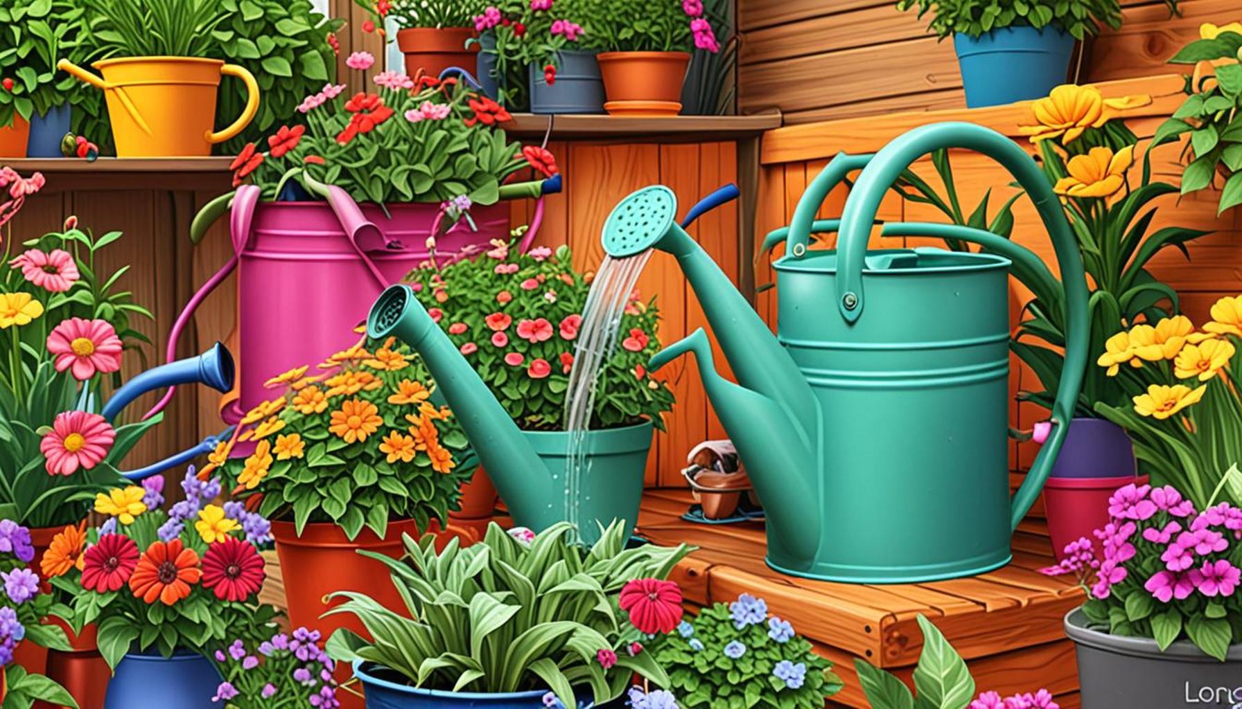 Choosing the Right Watering Cans  Hoses for Small Gardens